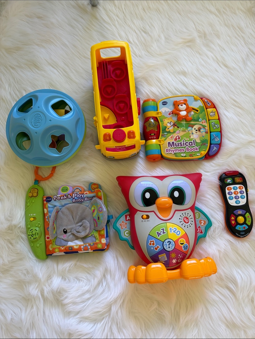 Bundle of Toddler VTech, Fisher Price and Green Toys
